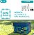 Kit Bolsa Térmica Cooler 6 Litros + Garrafa Squeeze 600ml Inox Academia - Soprano - Azul/Azul - Imagem 2