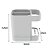 Kit Cozinha Dispenser Porta Detergente + Lixeira 2,5L + Suporte Talheres - Soprano - Branco - Imagem 2