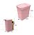 Kit Cozinha Dispenser Porta Detergente + Lixeira 5 Litros Porta Saco Plástico - Soprano - Rosa - Imagem 4