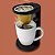 Passador De Café My Coffee Individual Coador Mini Cafézinho C/ 1 Refil - PC 1100Ou - Terracota - Imagem 3