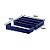 Kit 2 Organizador De Gaveta Porta Utensílios Talheres Com Extensor 35x25x6,5cm - Paramount - Azul Marinho - Imagem 2