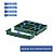 Kit 3 Organizador De Gaveta Divisor Porta Talheres Com Extensor 40x33x6,5cm - Paramount - Verde - Imagem 2