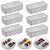 Kit 6 Organizador Mesa Gaveta Porta Sachê Açúcar Chá Ketchup - 1064 Paramount - Branco - Imagem 1