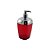 Porta Sabonete Líquido Dispenser Saboneteira Sabão Banheiro Cromado - RDP - Vermelho - Imagem 1