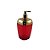 Porta Sabonete Líquido Dispenser Saboneteira Sabão Banheiro Dourado - RDP - Vermelho - Imagem 1