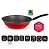 Frigideira Wok Oriental Ø28cm Alumínio Antiaderente Cabo Baquelite Cozinha - 51128 Multiflon - Vermelho - Imagem 2