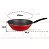 Frigideira Wok Oriental Ø28cm Alumínio Antiaderente Cabo Baquelite Cozinha - 51128 Multiflon - Vermelho - Imagem 4