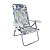 Cadeira Up Line Aquarela Reclinável 5 Posições Alumínio Com Almofada Porta Copos Praia Camping - 49 Zaka - Aquarela - Imagem 1