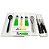 Kit Organizador Gaveta Talheres Com Tampa Extensível + Porta Facas Garfo Colher Cozinha - Coza - Branco - Imagem 1