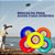 Disco de Frisbee Arremesso Voa Brinquedo Infantil Plástico Para Praia Camping - 111 DA ONDA - Imagem 2