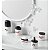 Kit Dispenser Sabonete Líquido + Porta Escova Creme Dental + Saboneteira Mickey + Bandeja Banheiro - Coza - Imagem 2