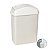 Lixeira 20,5 Litros Com Tampa Basculante Cesto Lixo Cozinha Banheiro Escritório - 280 Sanremo - Branco - Imagem 1