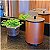 Lixeira 3,2 Litros Cesto De Lixo Tampa Pino Pia Cozinha Banheiro Rose Gold Fosco - 300,2 CP - Imagem 4