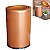 Lixeira 9,1 Litros Cesto De Lixo Tampa Basculante Banheiro Pia Cozinha Rose Gold Fosco - 30091/B CP - Imagem 1