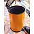 Lixeira 12 Litros Com Pedal Cesto Lixo Dourado Em Aço Inox Versátil Cozinha - 20012 CP - Preto - Imagem 4