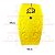 Prancha de Bodyboard 87cm Média Mar Surf Amador Infantil Brinquedo Para Praia - 119 DA ONDA - Amarelo - Imagem 4