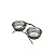 Suporte Comedouro Pet Duplo Aramado Aço Preto Fosco Pote Pequeno Inox - 1483 Stolf - Preto Fosco - Imagem 1