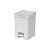 Lixeira Com Pedal 12 Litros Porta Cesto De Lixo Plástica Cozinha Banheiro Trium - LX 4100 Ou - Branco - Imagem 1