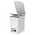 Lixeira Com Pedal 6 Litros Porta Cesto De Lixo Plástica Banheiro Cozinha Trium - LX 4000 Ou - Branco - Imagem 2