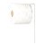 Suporte Porta Papel Higiênico Aramado Pequeno Branco Para Lixeira Chão Banheiro Lavabo - 0050/6 AMZ - Imagem 2