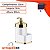 Kit Lixeira 2,5L E Dispenser Porta Detergente Esponja Organizadores de Pia Cozinha Branco Dourado - Future - Imagem 4