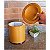 Kit Suporte Porta Papel Higiênico Chão Com Lixeira 6,3L Basculante Banheiro Preto Dourado Fosco - CP - Imagem 3