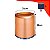 Kit Suporte Porta Papel Higiênico Chão Com Lixeira 6,3L Basculante Cesto Lixo Preto Rose Gold Banheiro  - CP - Imagem 6