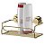 Suporte Porta Shampoo Prateleira Multiuso Com Ventosa De Parede Banheiro Dourado - 3120DD Future - Imagem 1