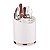 Kit Cozinha 3 Peças Lixeira 5L Organizador Porta Detergente Esponja Escorredor Talheres Branco Rose Gold - Future - Imagem 4