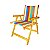 Cadeira De Madeira Dobrável Para Lazer Jardim Praia Piscina Camping Arco-íris - AMZ - Arco Íris - Imagem 1