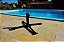 Kit Ombrelone Madeira Quadrado 2x2m Sardenha Guarda Sol Sombreiro Bagum Bege Base Dobrável - Belfix - Imagem 2