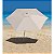 Kit 2 Ombrelone Guarda Sol 2,4m Sombreiro Alumínio Malibu Jardim Praia Piscina Camping Bege - Tobee - Imagem 2