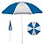Kit Praia Guarda Sol 1,8m Carrinho Com Avanço 4 Cadeira Reclinável Alumínio 8 Posições Saca Areia - Mor - Azul Sort - Imagem 2