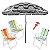 Kit Praia 3 Cadeira Alta Guarda Sol 2,2m Al-Mare Saca Areia Rosca - Belfix - Sort1 - Imagem 1