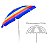 Kit Praia 2 Cadeira Prosa Preta Guarda Sol 2,4m Rainbow - Belfix - Sort3 - Imagem 4