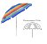 Kit Praia 2 Cadeira Prosa Preta Guarda Sol 2,4m Rainbow - Belfix - Sort1 - Imagem 4