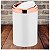 Lixeira 8 Litros Tampa Cesto De Lixo Basculante Para Cozinha Banheiro Escritório Rose Gold - 1220BCR Future - Branco - Imagem 2