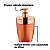 Dispenser Porta Sabonete Líquido 400ml Saboneteira Pia Banheiro Rose Gold - 2702RG Future - Imagem 2