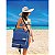 Kit Guarda Sol 2,6m Alumínio Articulado Espreguiçadeira Ajustável Dobrável Com Alça Bolso Azul - Tobee - Imagem 2