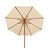 Kit Ombrelone Madeira Guarda Sol 3M Bege Sombreiro Piscina Jardim Base Redonda Branco 22Kg - Mor - Imagem 3