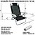 Kit 2 Cadeira Reclinável Top Line 5 Posições Com Almofada E Porta Copos Azul Marinho - Zaka - Imagem 4