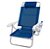 Kit 2 Cadeira Reclinável Top Line 5 Posições Com Almofada E Porta Copos Azul Marinho - Zaka - Imagem 2