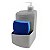 Kit Lixeira 2,5 Litros Cesto De Lixo Dispenser Porta Detergente Esponja De Pia Cozinha Cinza - Utility - Imagem 5