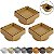 Kit 3 Ralo Oculto Invisível Quadrado 10x10cm Plástico Com Tela Para Banheiro - AMZ - Bege - Imagem 1