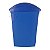 Lixeira 40 Litros Seletiva Azul Para Papel Cesto De Lixo Tampa Basculante - SR64/21 Sanremo   - Azul - Imagem 3