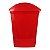 Lixeira 40 Litros Seletiva Vermelha Para Plástico Cesto De Lixo Tampa Basculante - SR64/22 Sanremo - Vermelho - Imagem 3