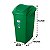 Lixeira 40 Litros Seletiva Verde Para Vidro Cesto De Lixo Tampa Basculante - SR64/24 Sanremo - Verde - Imagem 5
