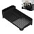 Escorredor De Louças Compacto Porta Pratos Copos Talheres De Bancada Pia Cozinha - EL 505PTF Ou - Preto - Imagem 1