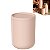 Kit Dispenser Porta Sabonete Líquido Suporte Escova Dente Algodão e Cotonete Bandeja Banheiro Rosa Fosco - Ou - Imagem 3