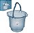 Balde Plástico 8,5 Litros Para Limpeza Casa Lavandeira Com Alças - 240/1 Sanremo - Azul - Imagem 1